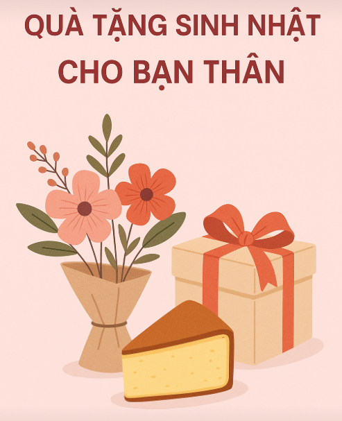 Tặng quà gì cho bạn thân vừa độc đáo, ý nghĩa lại thể hiện được tình cảm chân thành?
