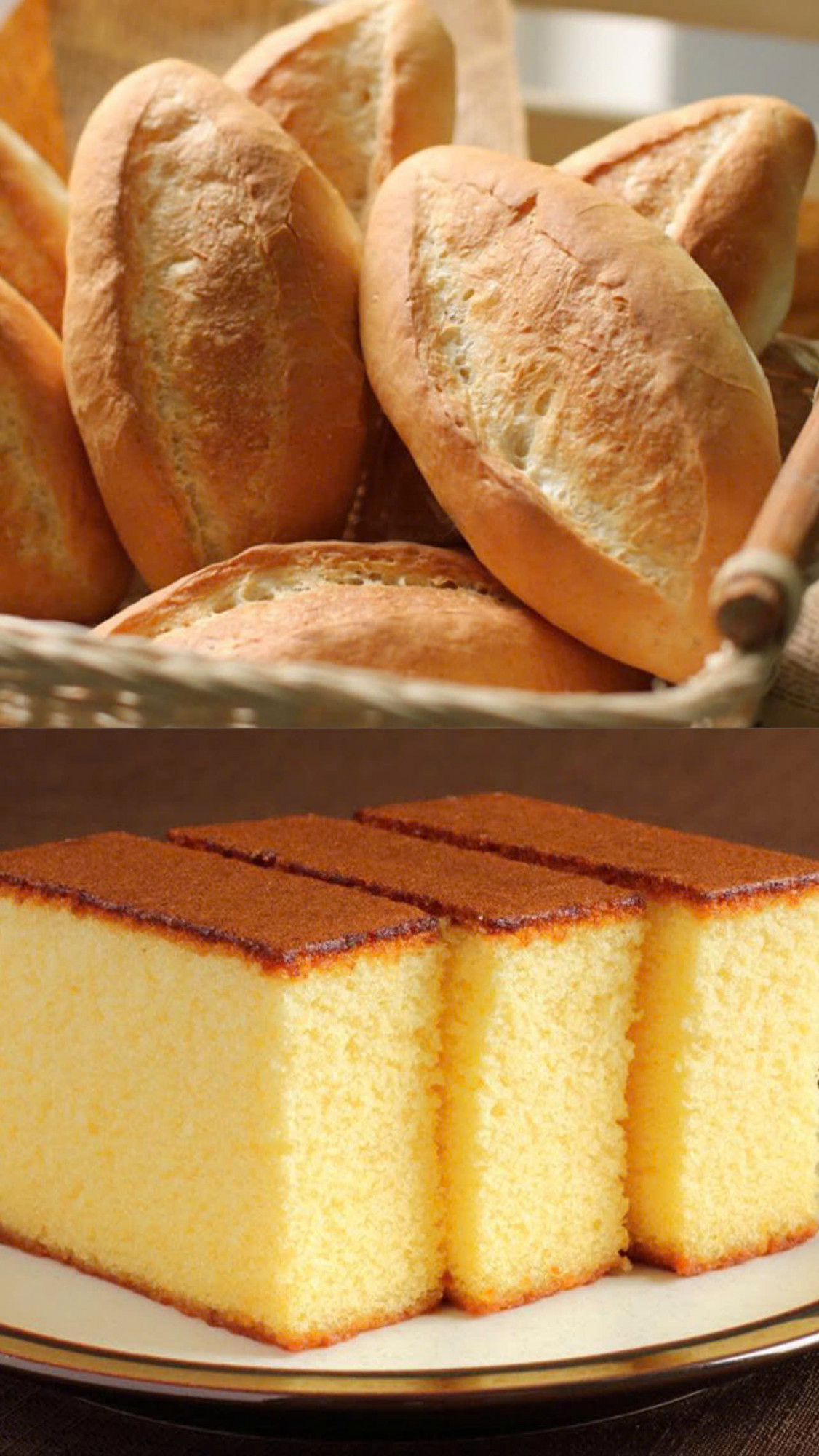 Cách bạn phân biệt bánh bông lan và bánh mì